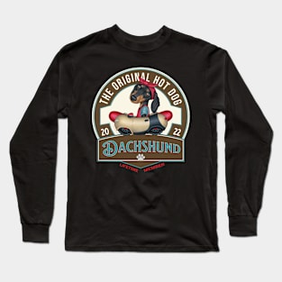 Piper Dachshund Original Hot Dog Long Sleeve T-Shirt